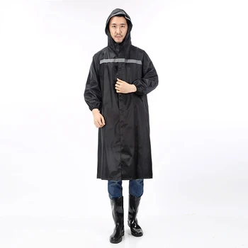 

ZQBXJDW Fashion PVC neutral raincoat thick waterproof raincoat camping waterproof raincoat set hooded poncho raincoat