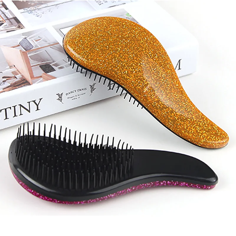 Newest Anti-static Hair Combs Tangle Hair Brush Salon Hair Beauty Styling Tools Shower Hair Care 5 Colors 9 color plastic hair combs ultra thin professional hair cutting brush anti static tangle women hairdressing care styling tools