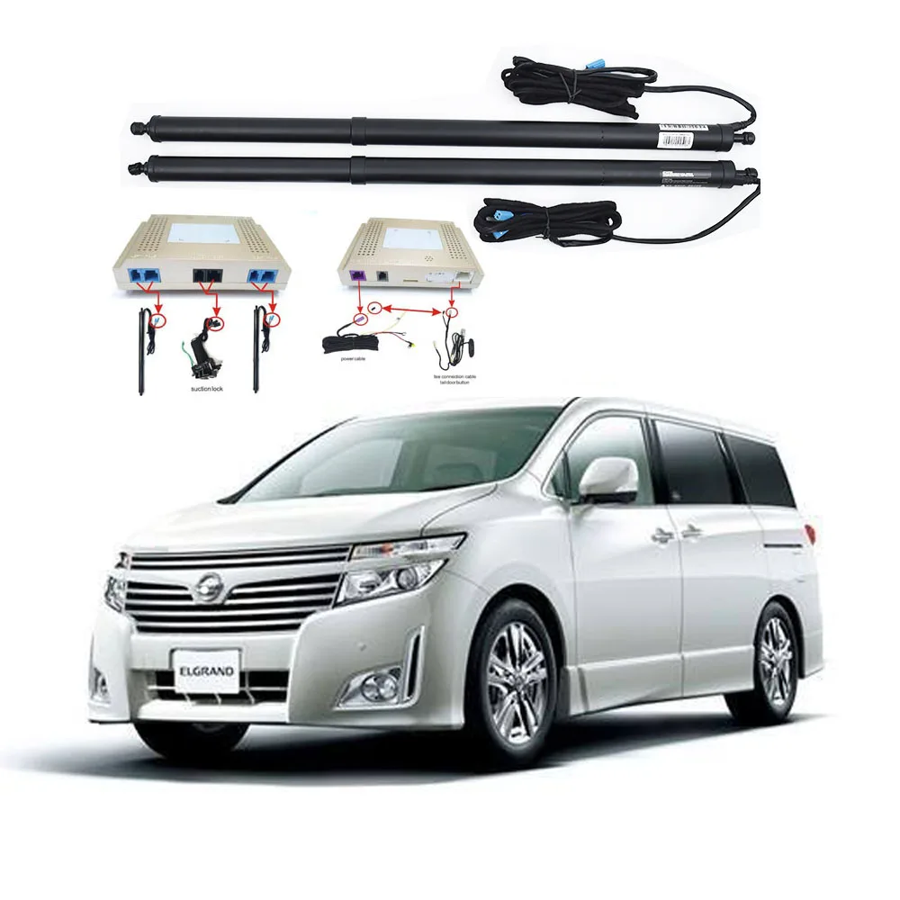 New Electric tailgate refitted for NISSAN ELGRAND 2017-2020 Tail box intelligent electric tail door Power tailgate lift Lock New Electric tailgate refitted for NISSAN ELGRAND 2017-2020 Tail box intelligent electric tail door Power tailgate lift Lock