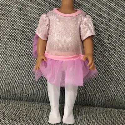 16 дюймов Кукла Одежда для танцев юбка для принцессы 40 см Детские куклы Одежда для новорожденных Для ролевой игры, платье принцессы Анны костюм детские игрушки