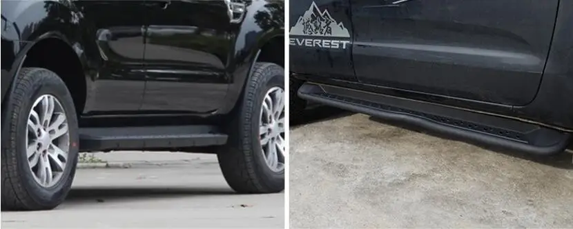 15-19 Everest Автомобиль из нержавеющей стали Беговая доска боковой шаг Nerf барная стойка для 15-19 Ford Everest