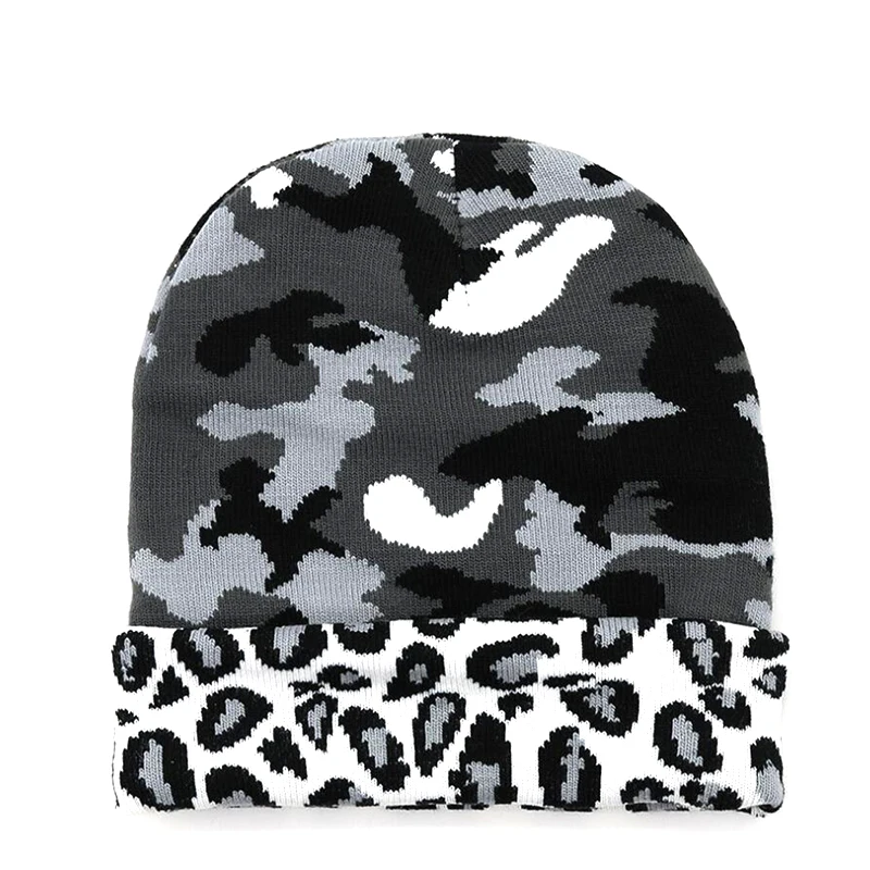 Men Outdoor Sports Running Climbing Windproof Camouflage Hat Winter Hunting Riding Fishing Warm Tactical Fleece Cap