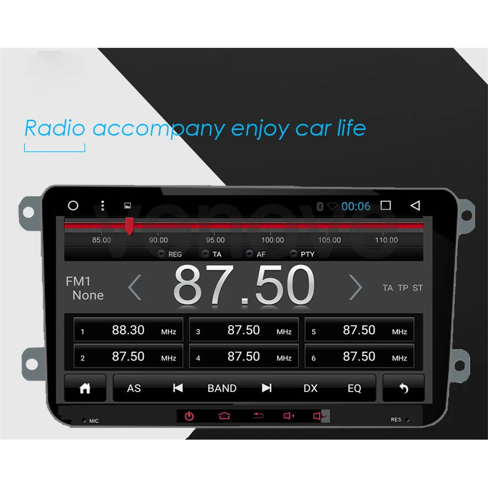 Мультимедийная магнитола для Volkswagen Golf Polo Passat b7 b6 9 дюймов Android 1 2 + 16 Гб|MP4 и MP5 плееры