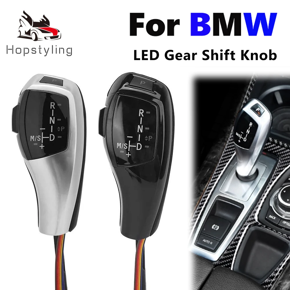 

Car LED Gear Shift Knob Head Automatic Shifter Lever For BMW 5 Series E39 4D Sedan / 5D Touring X Series X5 E53 Facelifted