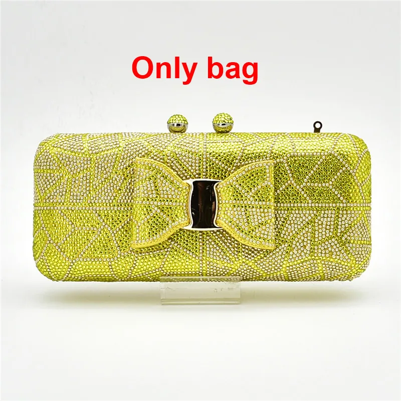 Yellow bag only Новое поступление, комплект из обуви и сумки, комплекты в африканском стиле г. Роскошная дизайнерская обувь для женщин, обувь женские туфли-лодочки на высоком каблуке для вечеринки в нигерийском стиле - Цвет: Yellow bag only