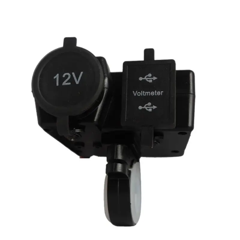 Водонепроницаемый мотоцикл 12V двойной USB порт питания Скутер ATV зарядное