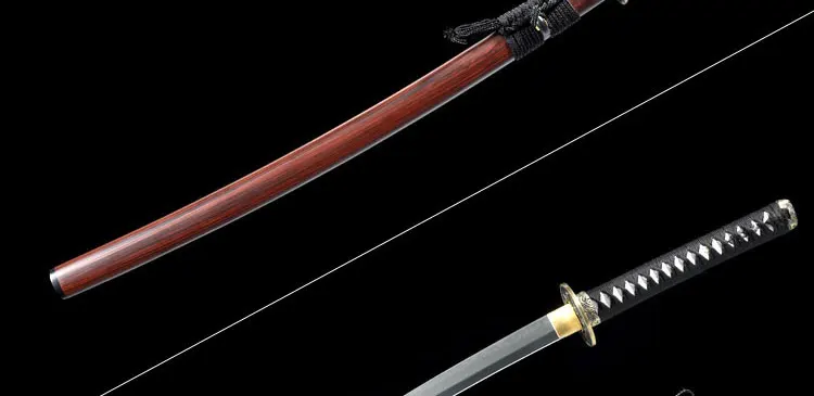 Beautiful T10 Carbon Steel Clay Tempered No-Hi Blade Razor Sharp Japanese Samurai Katana Sword
