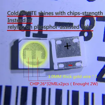 

1000pcs Original FOR LCD TV repair LG led TV backlight strip lights with light-emitting diode 3535 SMD LED beads 6V 2w 3535 6v