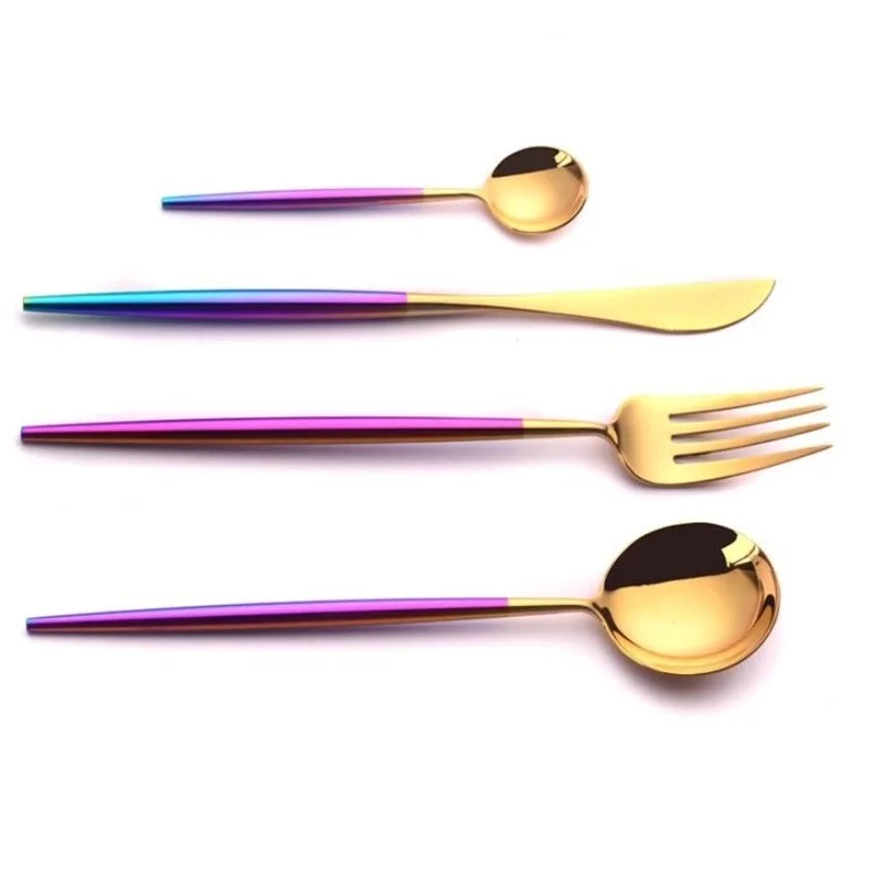 rainbow dinnerware set