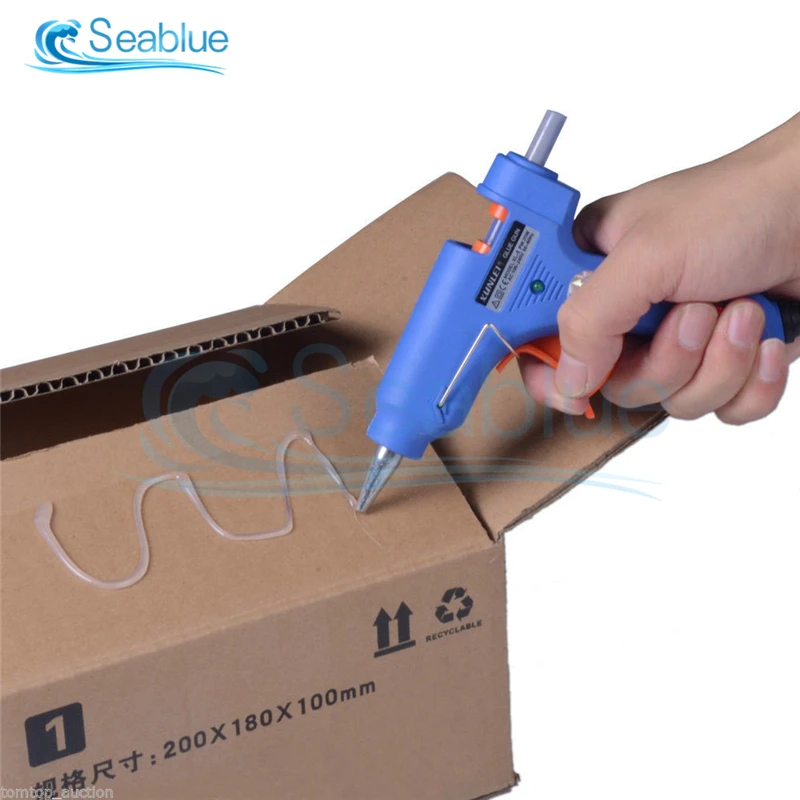 110V 220V 20W High Temperature Heater Hot Melt Glue Gun Repair Tool Mini Heat Gun US/EU Plug Use 7MM Hot Melt Glue Stick hot melt glue gun hot glue gun