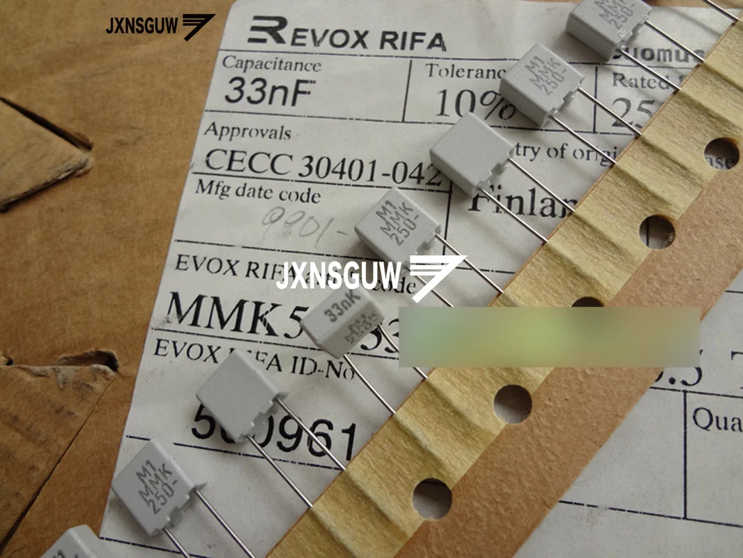 10 шт. новый оригинальный EVOX RIFA MMK5 0 033 мкФ 250V P5MM 333/250V пленочный конденсатор MMK 33N 333 |