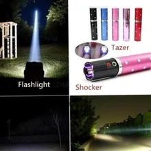Mini déguisement rouge à lèvres de poche voyage pour femmes, auto défense Portable d'extérieur LED lampe de poche électrique choc auto défense