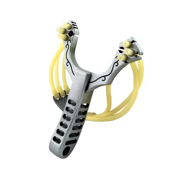 

High Velocity Slingshot Catapult Pocket Outdoor Hunting Airsoft Game SlingShot Adult Hunting Slingshot with Rubber Band 8 Shares