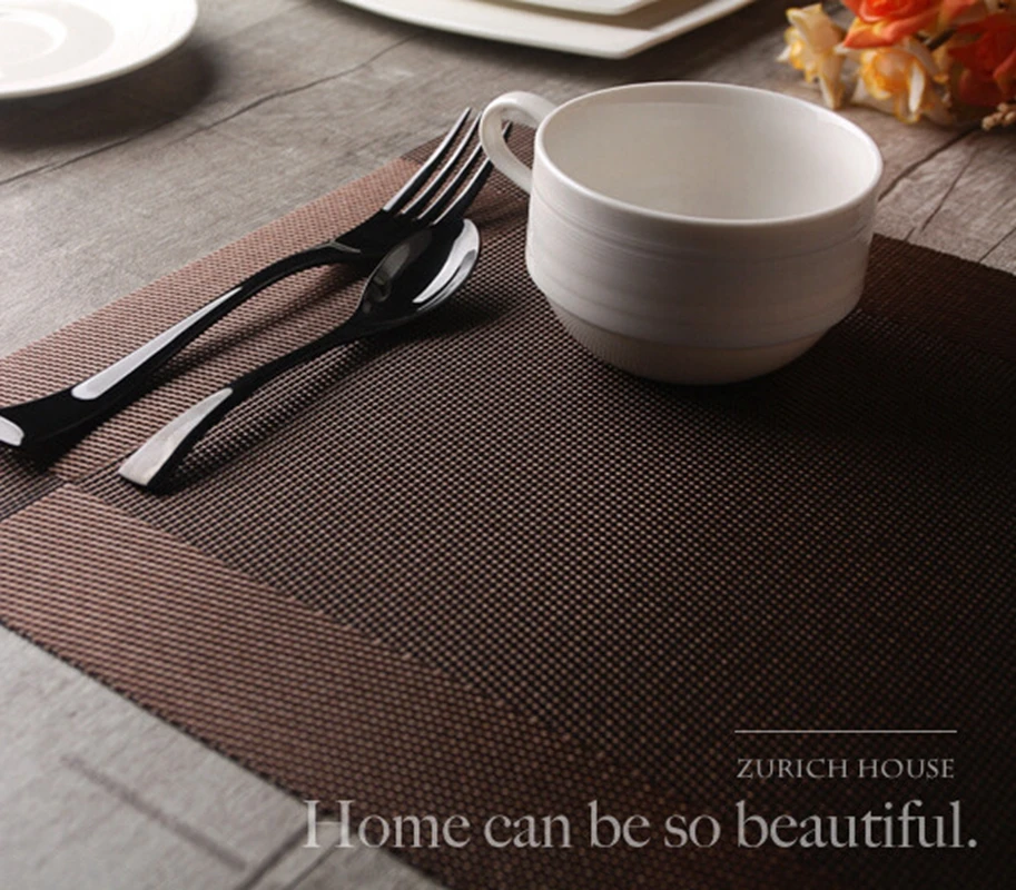 

PVC Heat-Proof Restaurant Place Mat Eco-friendly Multi-purpose coasters Thicken Insulation Table mat - 1 Piece