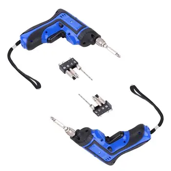 

Electric Screwdriver Practical Classic Delicate Texture Durable Rechargeable Cordless Handheld Power Drill Screw Driver Kit