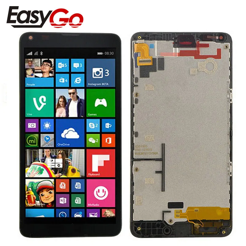 Для Nokia Lumia 640 ЖК-дисплей + сенсорный экран дигитайзер в сборе с рамкой Бесплатная