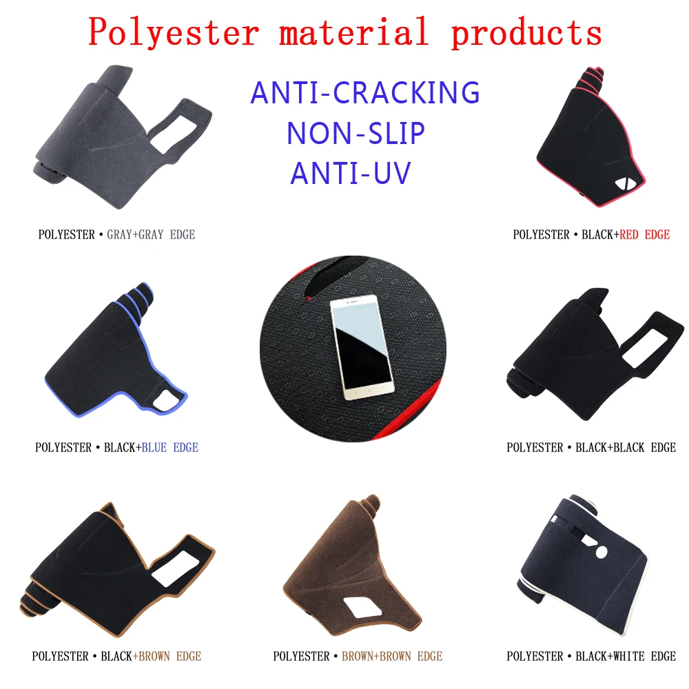  PNSL Car Dashboard Cover Dash Mat Dash Pad Carpet For Opel Insignia A 2008 2009-2016 Sun block anti