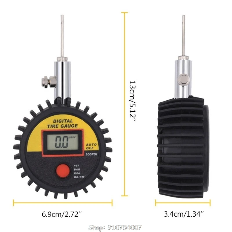 Digital Mini Handheld Sport Football Basketball Volleyball Ball Pressure Gauge Tester Tool O30 20