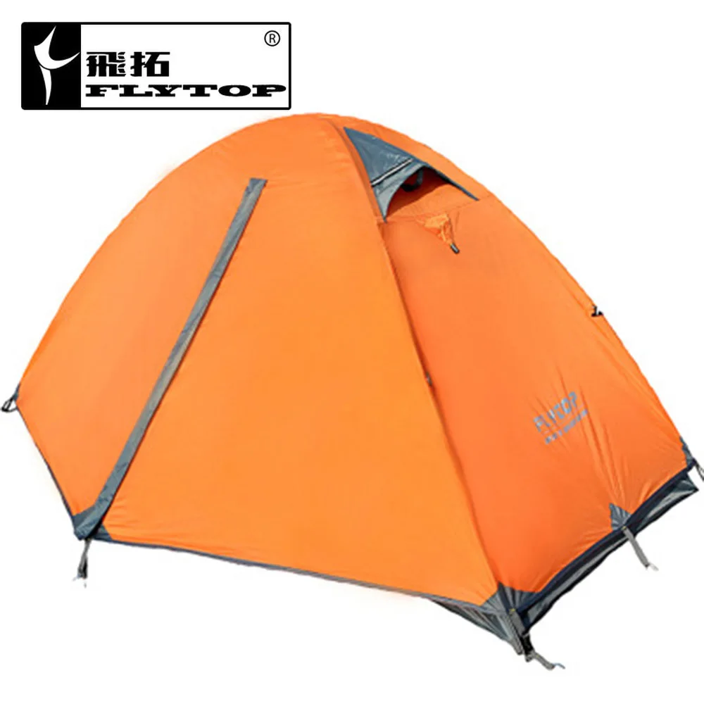 FLYTOP 1 человек 3 сезон палатка палатки для кемпинга на открытом воздухе 210T 210D