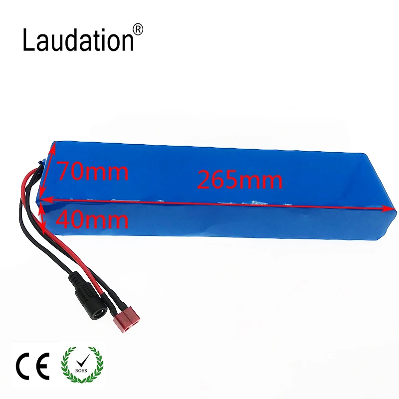 Laudation 24V 10ah батареи с 15A BMS 7S 4P 250W глубокого цикла Аккумулятор для моторного стула набор электрической мощности с 2A зарядное устройство