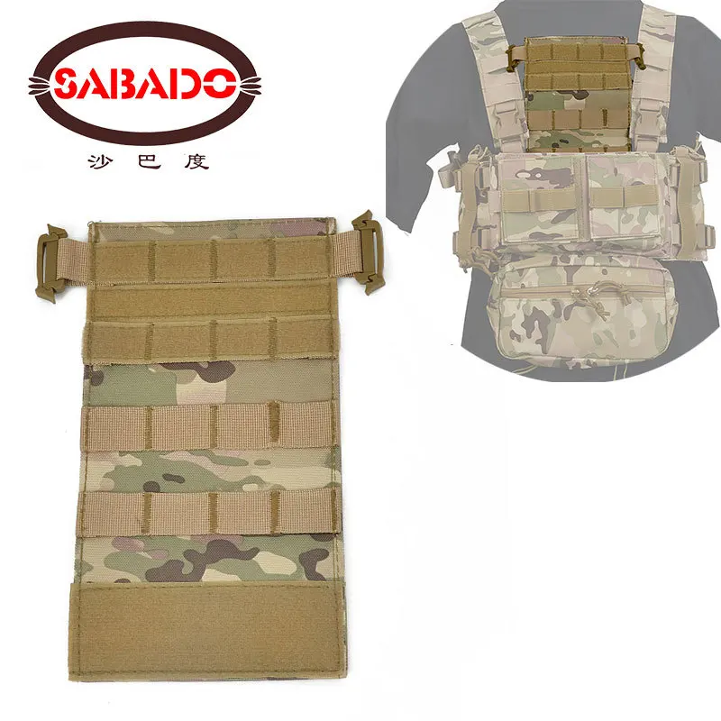 

Tactical Front Panel MOLLE Vest Chest Rig Platform Modular for MK3 MK4 MFC2.0 Quick Release Plate Hunting Airsoft Accessories