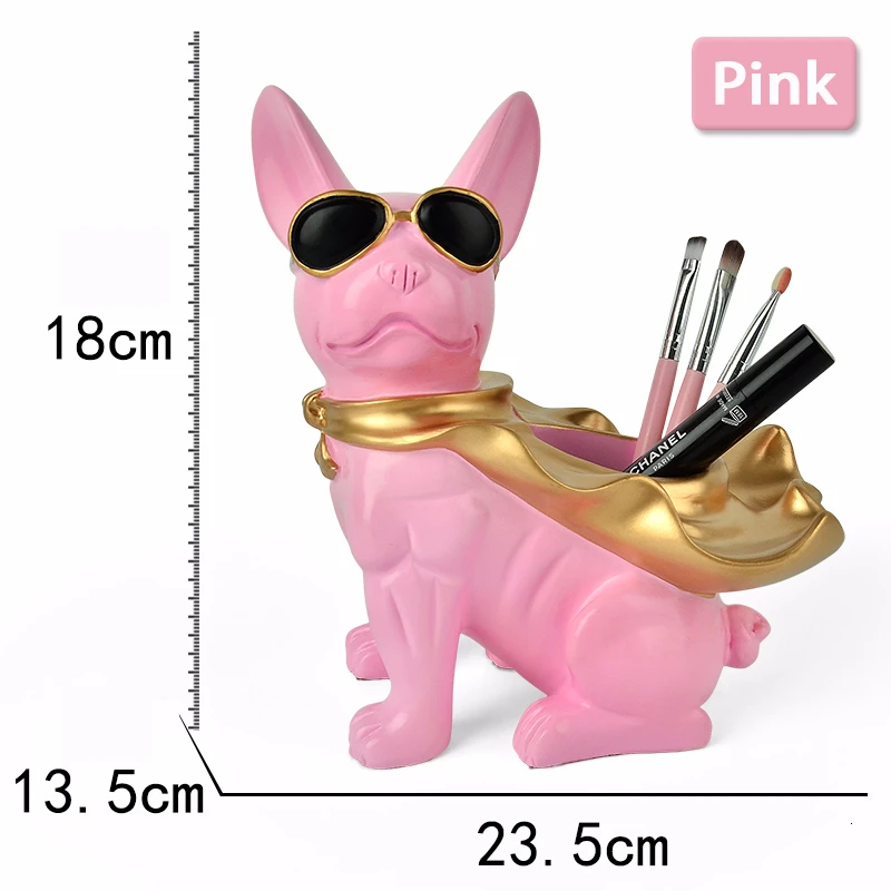 Современный держатель для ручек в скандинавском стиле, милые Креативные аксессуары для офисного стола, органайзер, канцелярские принадлежности, kawaii, держатель для ручек, карандаши - Цвет: Pink Dog