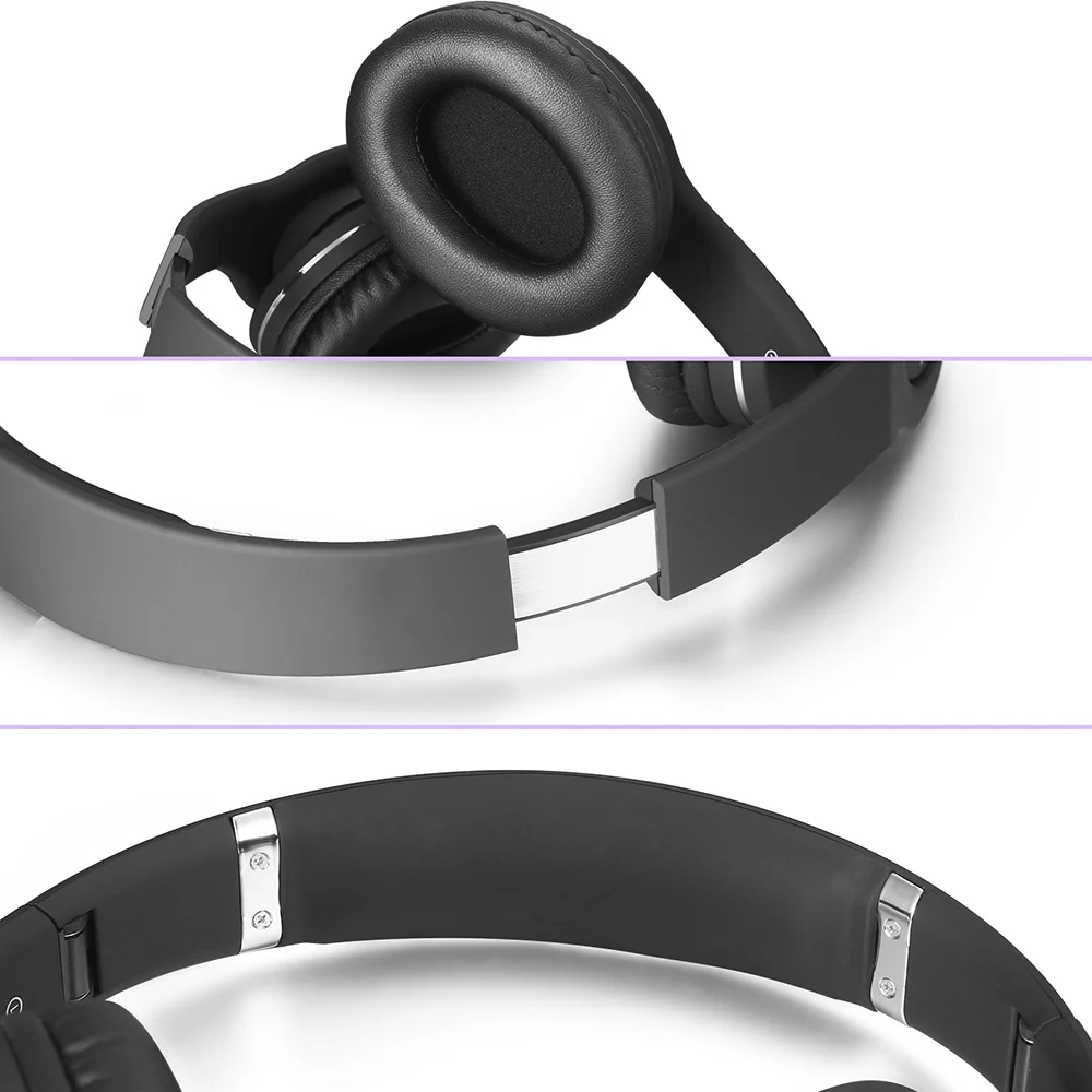 Bluetooth наушники Складные Модные беспроводные наушники бас Беспроводные наушники с микрофоном для Xiaomi iPhone PC