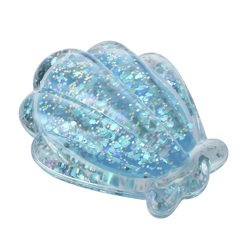 Hot Handle Detangling Comb Tangle Hair Brush Shell Quicksand Comb Professional Magic Straightening Combs Salon Styling 2