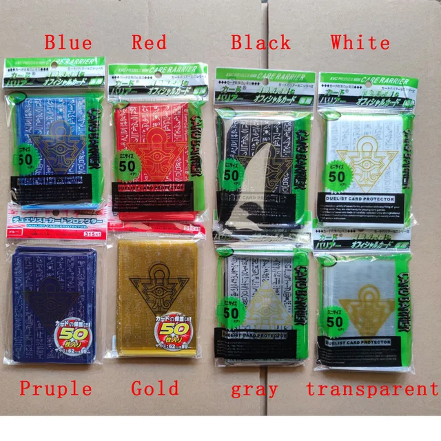50pcs/set (1 pack) Yu-Gi-Oh! Cosplay Yugioh Millennium Puzzle Anime Board Games Card Sleeves Card Barrier Card Protector 3