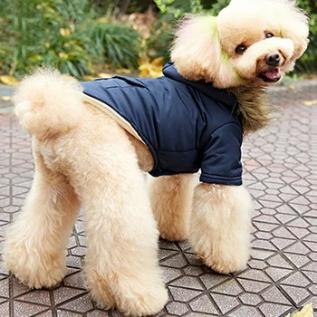 

Cats and Dogs Puppies Down Jacket Hoodie Coat Pet Clothes Warm Clothing