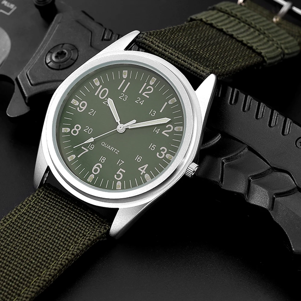 ORKINA Men's Watches Simple Fashion Quartz Canvas Wrist Watch zegarek meski montre homme reloj hombre orologio uomo relgio | Наручные