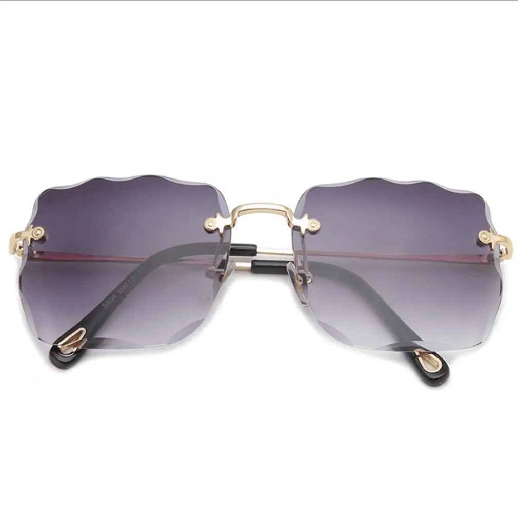 

Fine Workmanship Simple Atmospheric Not Frivolous Frameless Trimming Fashion Sunglasses Polygon Irregular Sunglasses