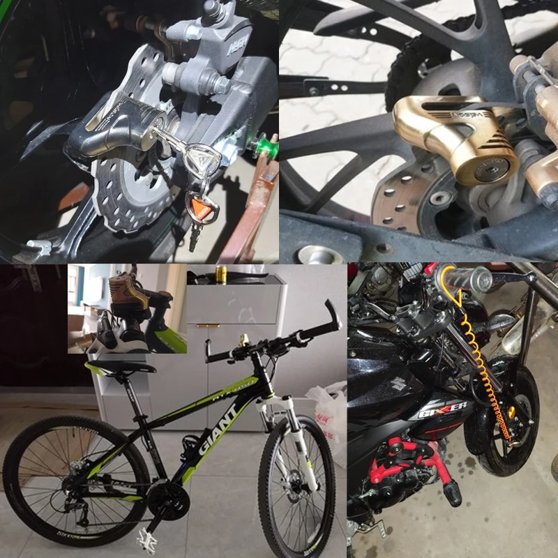 VEISON защитные аксессуары для мотоциклов роторные тормоза дисковый замок кража Honda