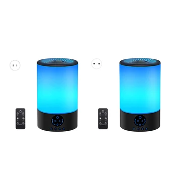 

3L Air Humidifier Air Purifying Mist Maker 7 LED Interior Light Humidifier with Remote Control Press Sn