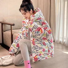 

Down padded jacket women's short winter padded coat new 2021 hot style Korean loose bread coat small padded jacket