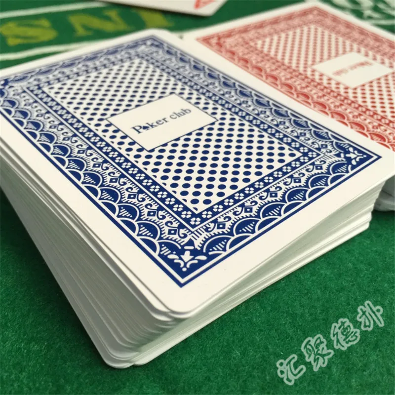 Playing cards 2 PCS/Set Baccarat Texas Hold'em Plastic Waterproof Poker Club Cards
