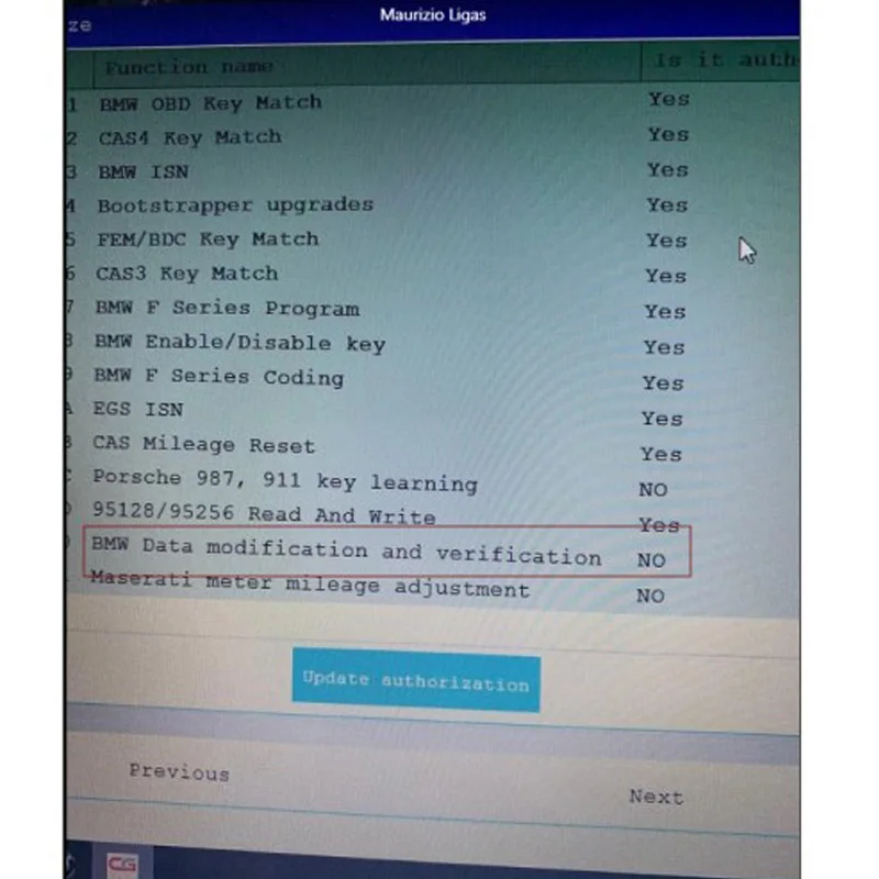 Для BMW модификация данных и проверка для CGDI Prog BMW MSV80 ключевой программатор