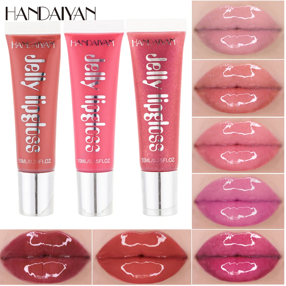 Big Lip Gloss Base Moisturizer Plumper Lipgloss Long Lasting Sexy Lips Pump Transparent Waterproof Lip Clear