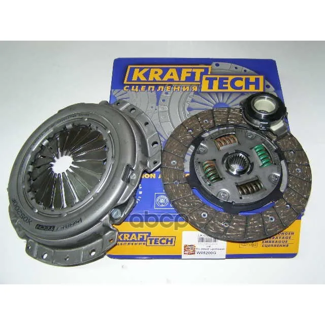 W05200g_комплект Сцепления! Lada Kalina/Priora 1.6 00 Krafttech W05200g KraftTech арт. W05200G