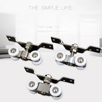 

Mute Push-pull Window Pulley Stainless Steel Home Doors and Windows Adjustment Angle Wheel for Sliding Door Window Cabinet