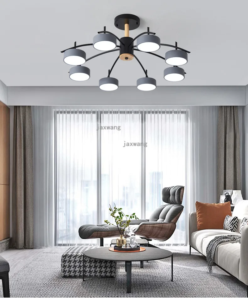 Nordic Deco Acrylic Ceiling Lights Modern LED Bedroom Light Fixtures Hanging Ceiling Lamps Living Room Macaron Ceiling Lighting