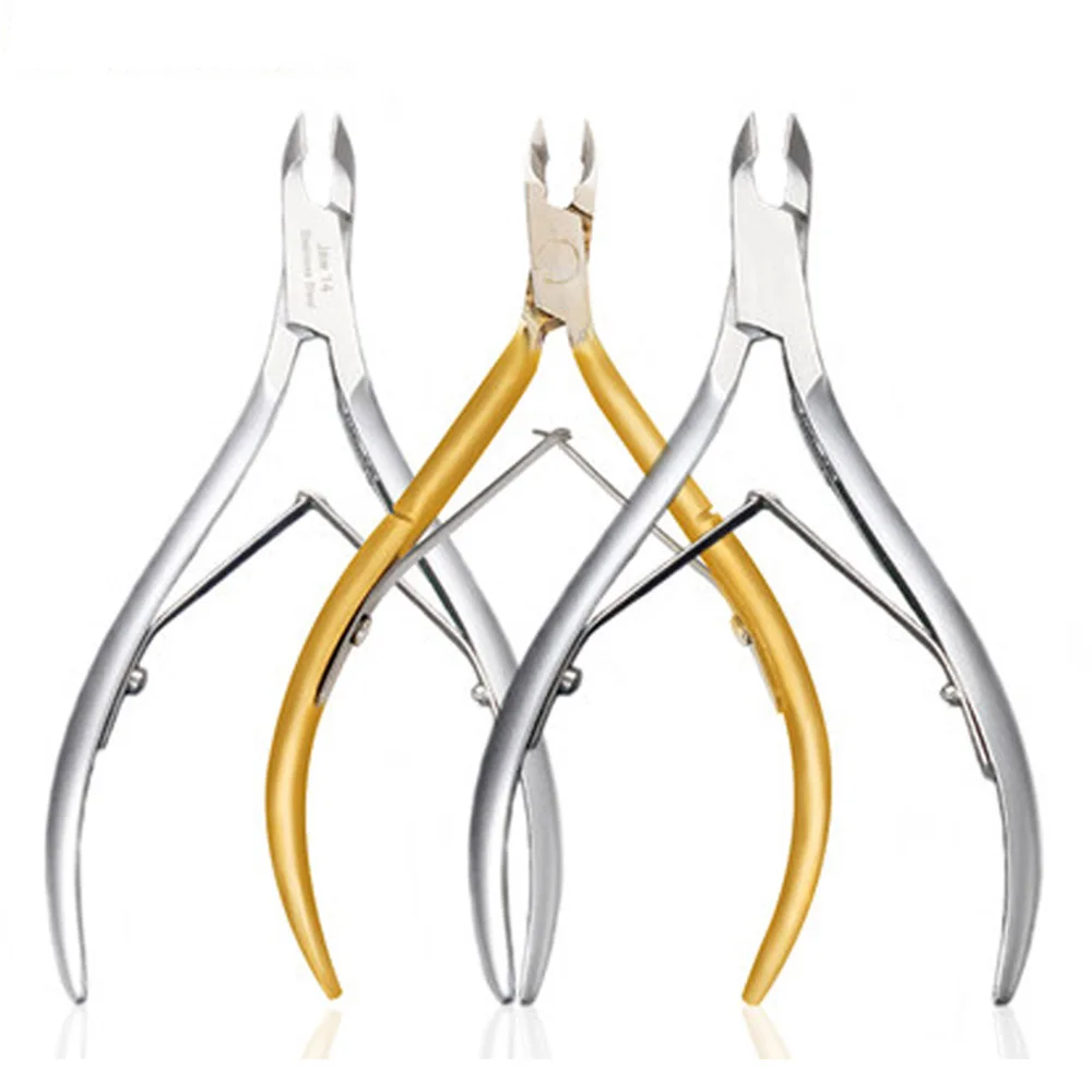 

1Pc Cuticle Nipper Clipper Scissor Plier Dead Skin Stainless Steel Cuticle Remover/Cutter-Manicure Pedicure 3Color Nail Art Tool