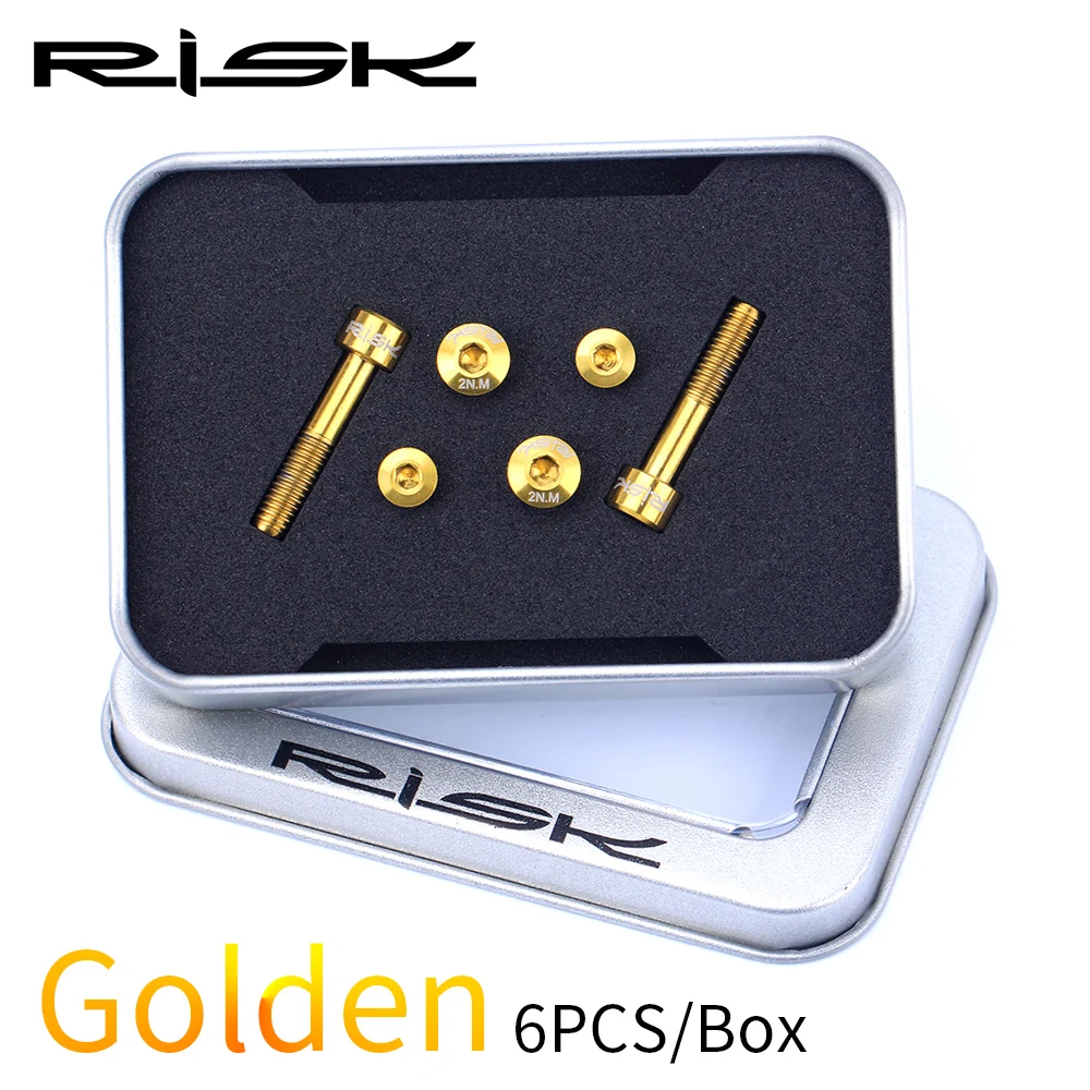 golden RISK велосипед палец переключения переключатель рычаг крепления болтов Винт Набор для SRAM GX/GX Орел/X9/X01/X01 Орел/XX1/XX1 Орел - Цвет: golden