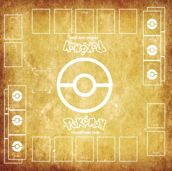 Takara Tomy PTCG аксессуары Pokemon Playmat карточная настольная игра Duet Battle Arean розовый