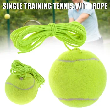 

Tennis Trainer Tennis Ball Practice Single Self-Study Training Rebound Tool with Elasctic Rope S7JN