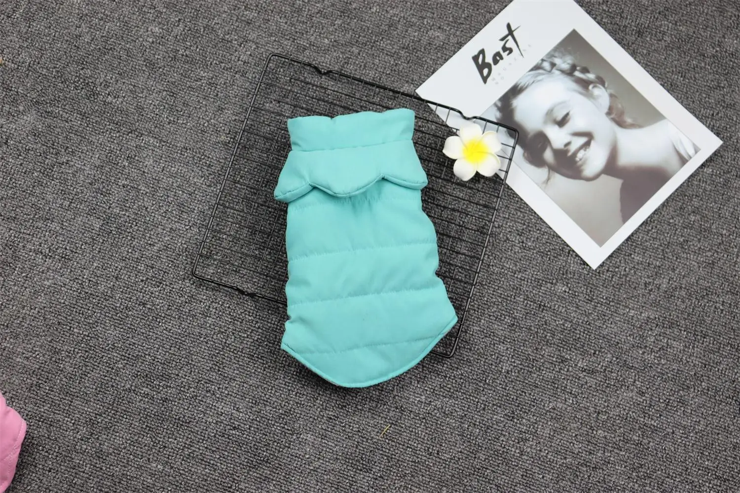 New Products Flower Cotton Vest Puppy Teddy Bichon Pet Dog Cat Clothes Women's Small Dogs Autumn And Winter Warm