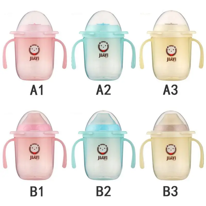 New Soft Mouth Kids Water Feeding Bottles Cups for Babies Milk Bottle Baby Feeding Bottle Infant Training