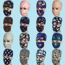 Унисекс наружного дефибриллятора(Анд медицинские халаты Кепки Для женщин медицинский Красота Кепки человек врач-медсестра печать на каждый день шляпа медицинские хирургических операций шляпа