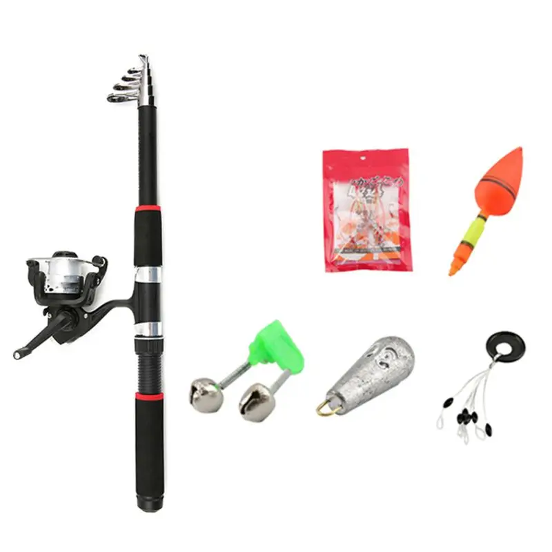 Телескопическая удочка, выдвижная портативная удочка для океанской рыбалки, роликовый ролик, принадлежности для рыбы, Аксессуары для инструментов - Цвет: B2