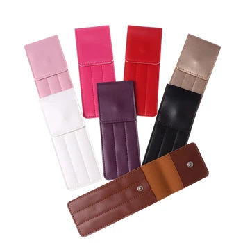 

Eyelash Extension Special Tweezers Leather Case Multifunction Storage Bag for Tweezers Eyelashes Kit Portable Safe Makeup Tools
